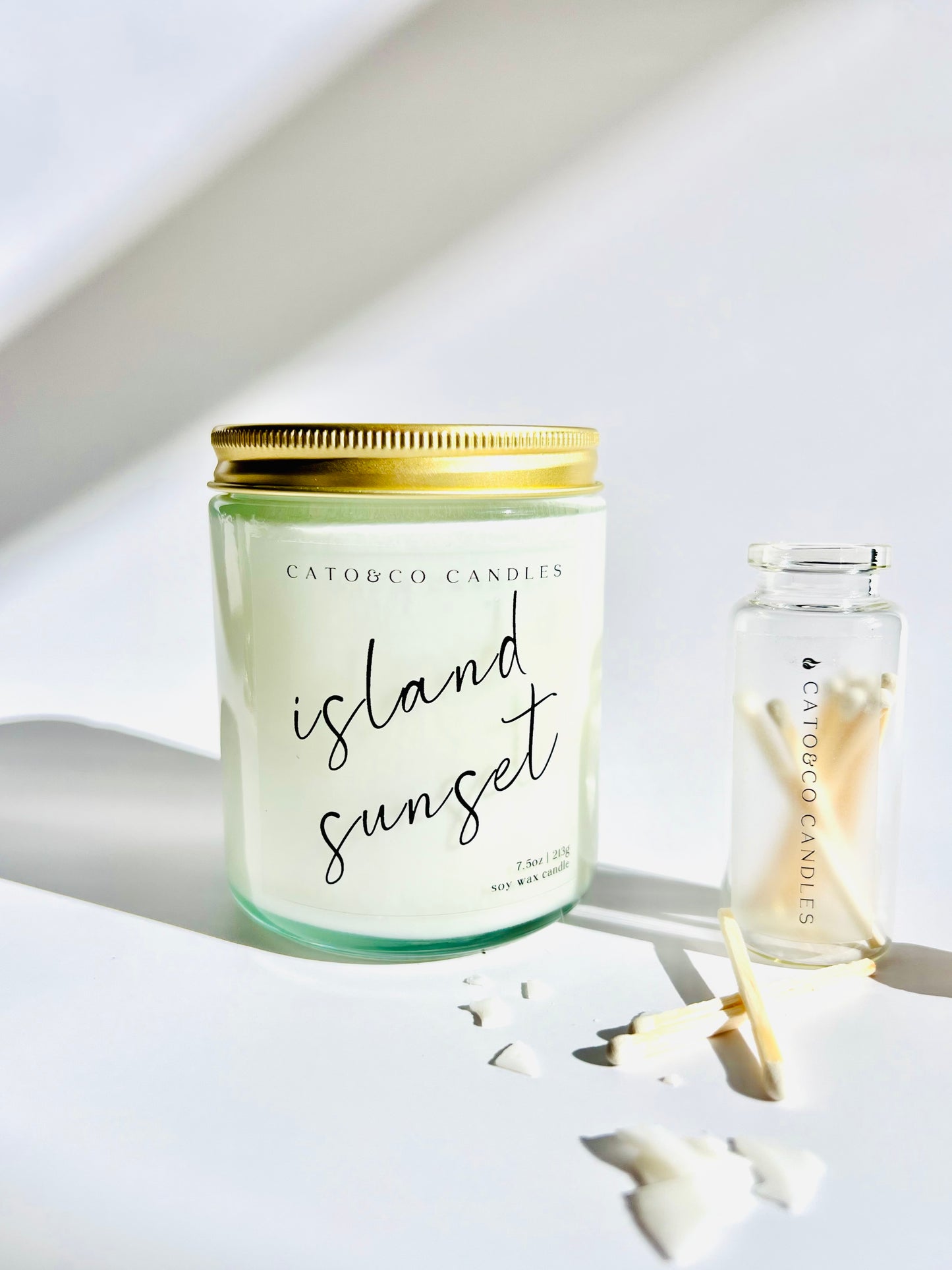 Island Sunset | Clear Jar Candle