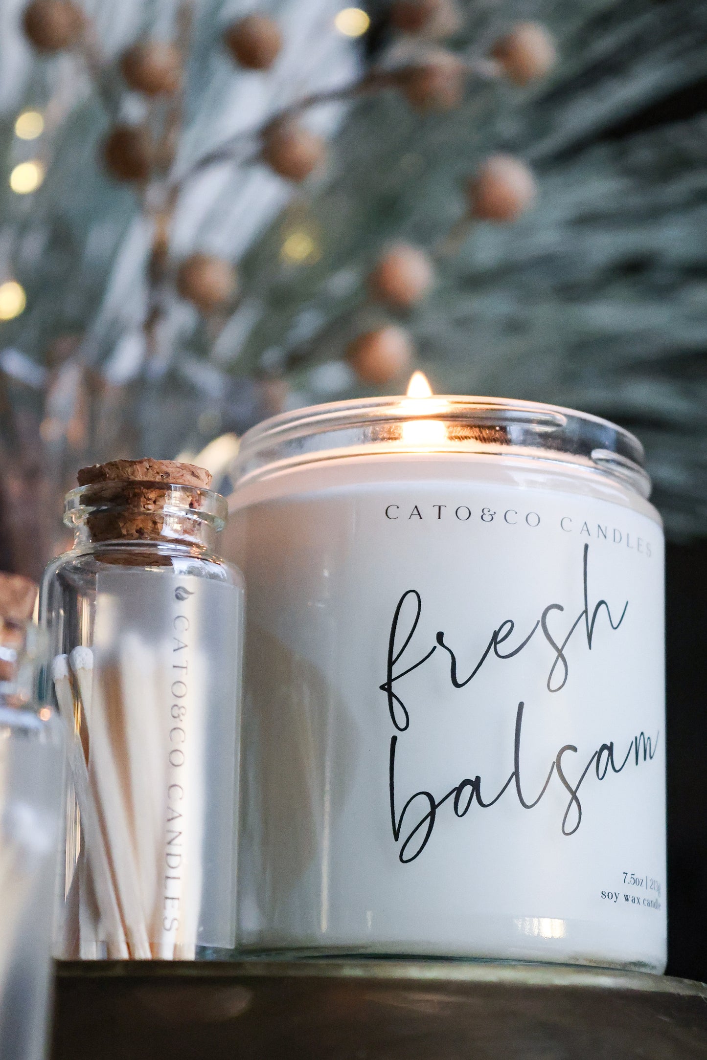 Fresh Balsam | Clear Jar Candle