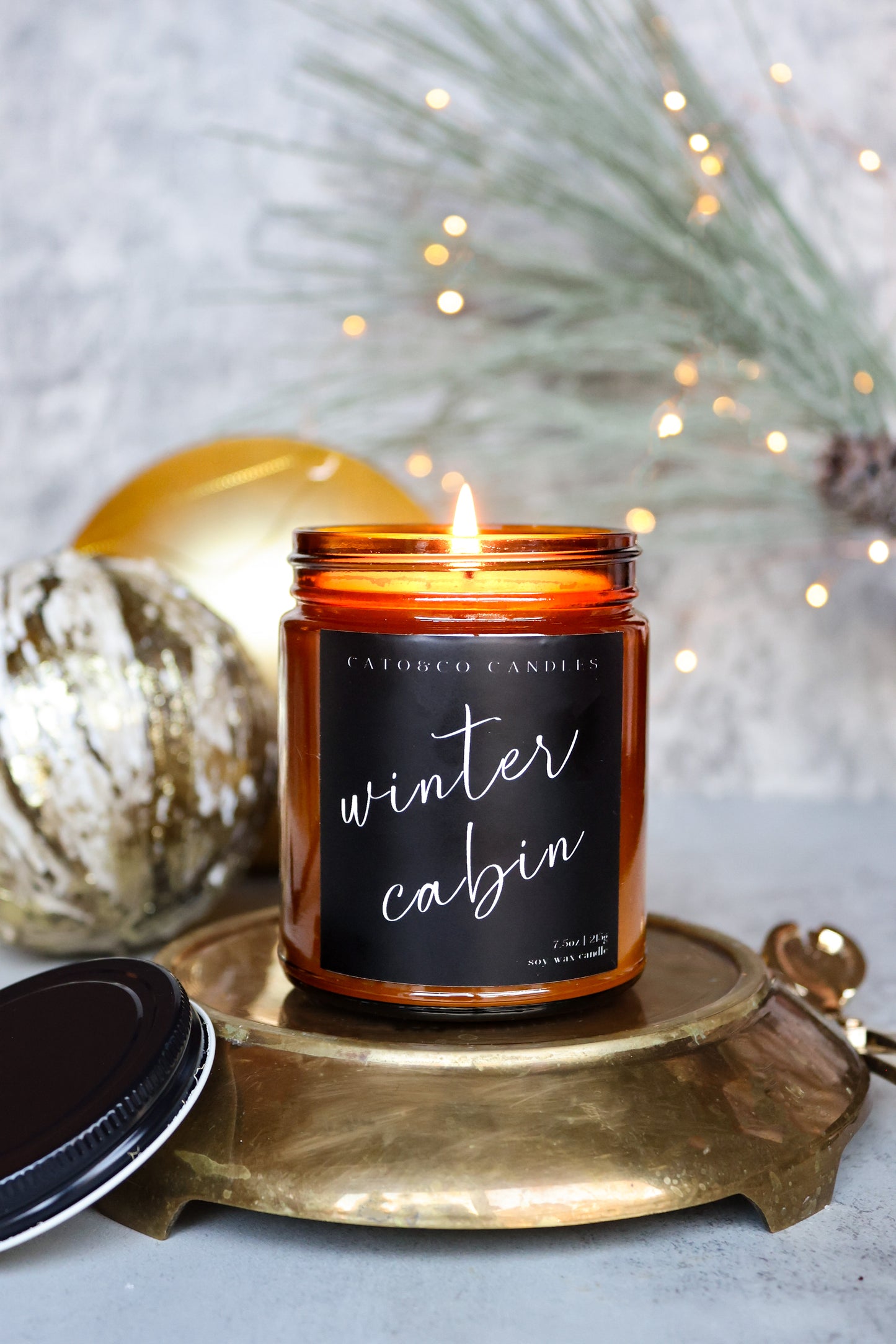 Winter Cabin | Amber Jar Candle