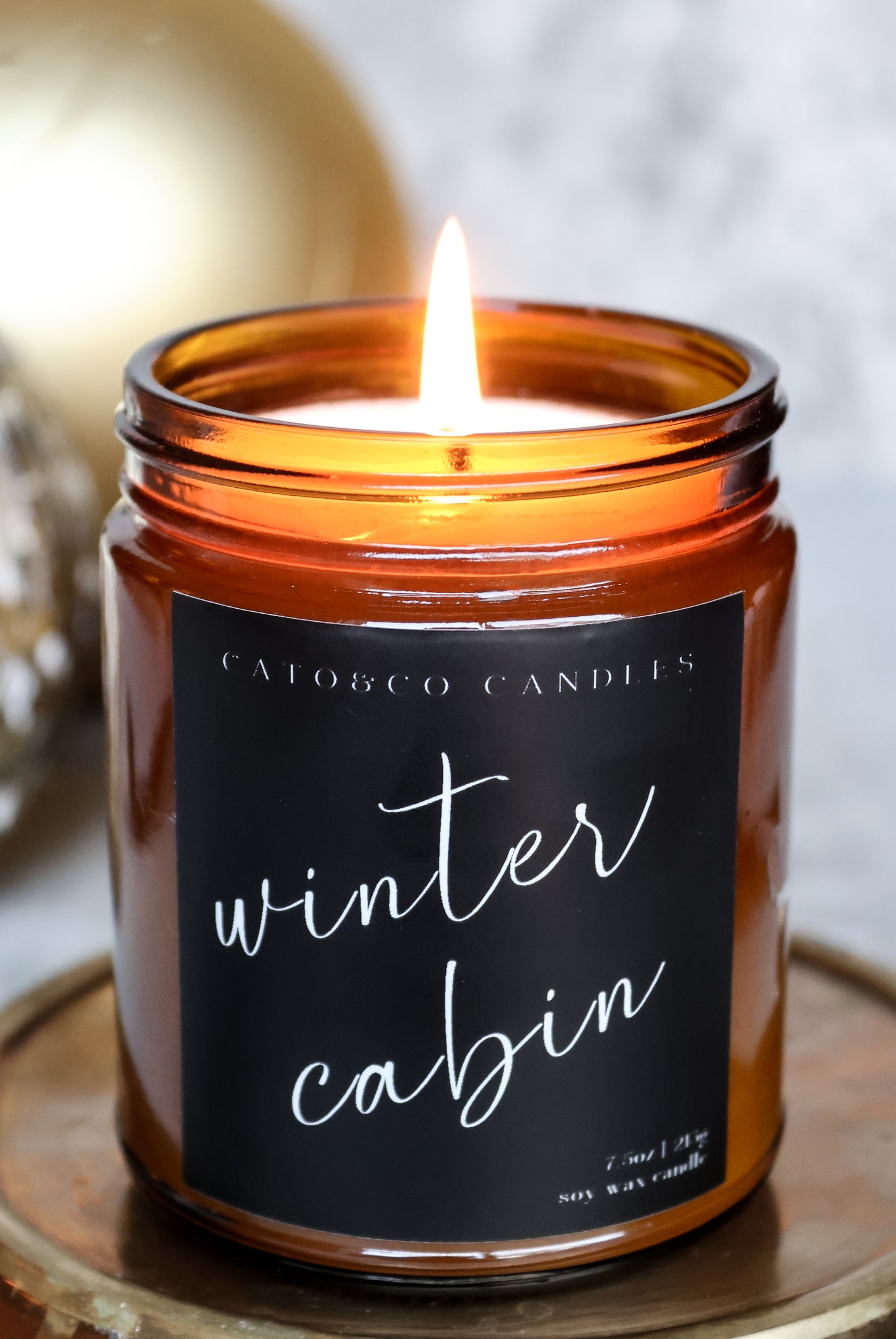 Winter Cabin | Amber Jar Candle