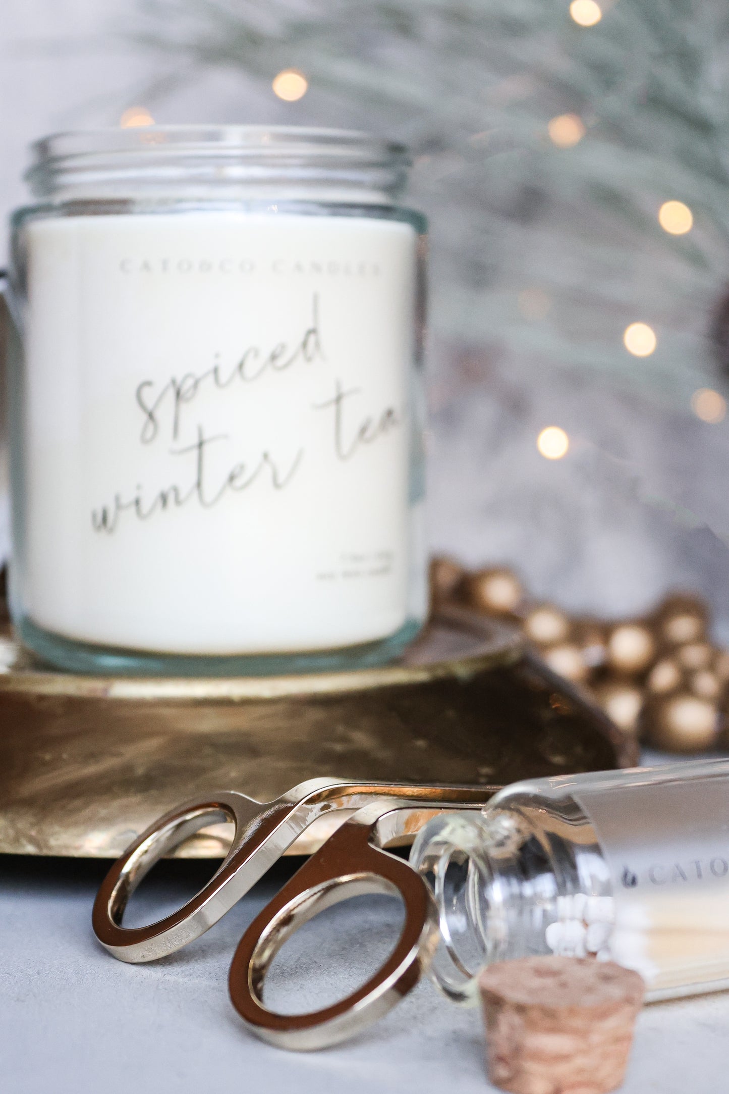 Spiced Winter Tea | Clear Jar Candle