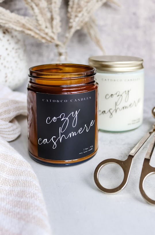 Cozy Cashmere | Amber Jar Candle