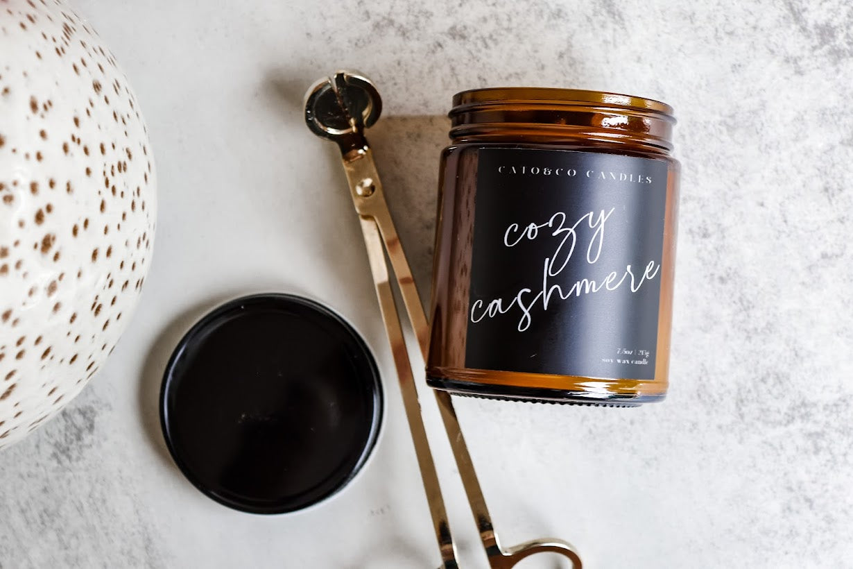 Cozy Cashmere | Amber Jar Candle