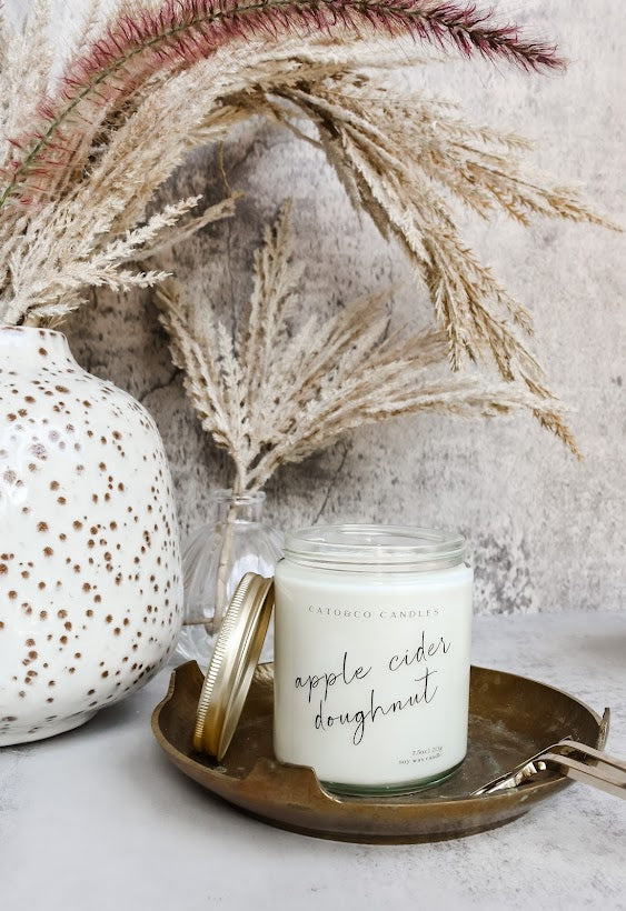 Apple Cider Doughnut | Clear Jar Candle