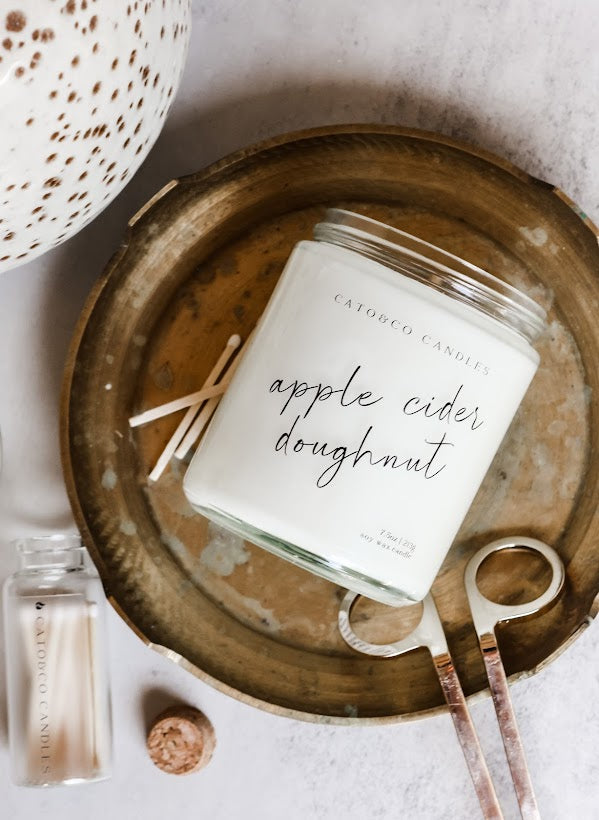 Apple Cider Doughnut | Clear Jar Candle