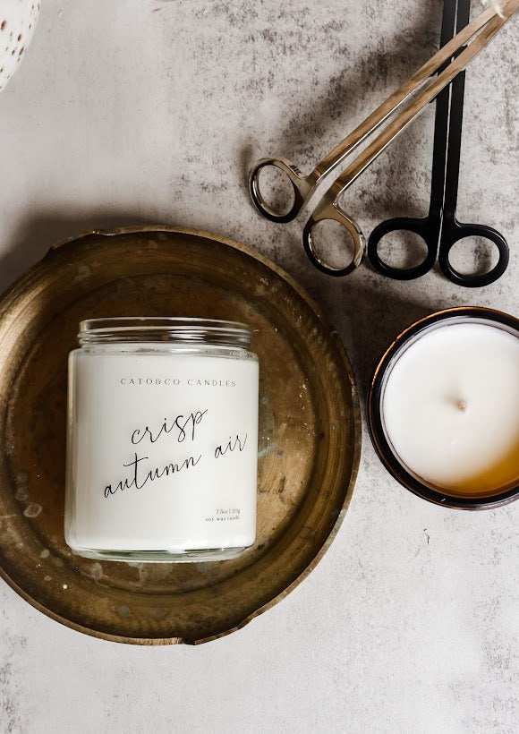 Crisp Autumn Air | Clear Jar Candle