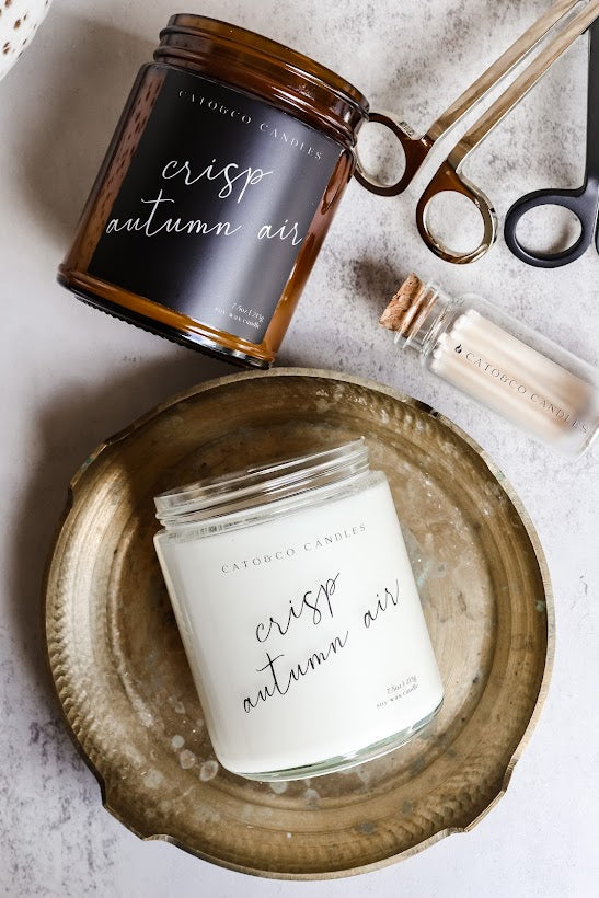 Crisp Autumn Air | Clear Jar Candle