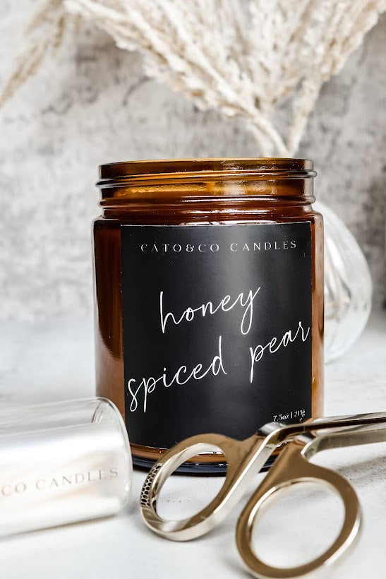 Honey Spiced Pear | Amber Jar Candle