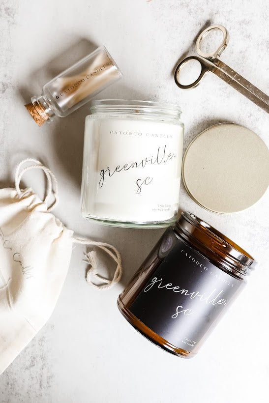 Greenville, SC | Clear Jar Candle