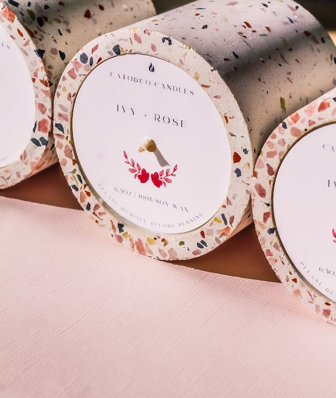 Ivy + Rose | Terrazzo Candle